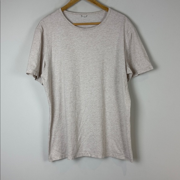 Kit and Ace Casual Light Beige Heathered T-Shirt Size Large - Picture 1 of 5